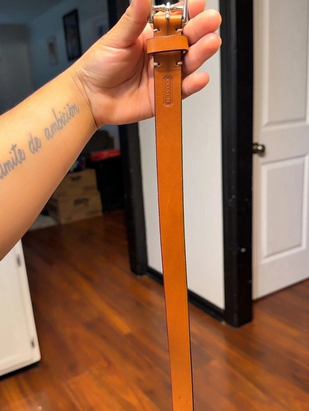 Coach Leather Belt in Brown